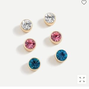 J.Crew Colorful Trio Earrings